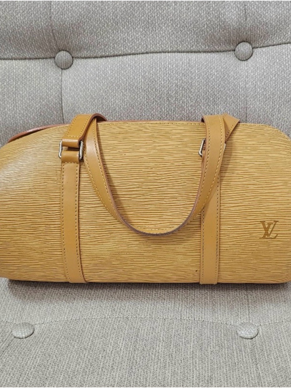 Louis Vuitton Yellow Epi Leather Papillon